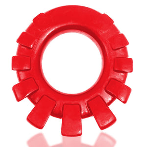 Oxballs Cock-Lug Lugged Cockring Red