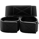 (Wd) Reversible Collar & Wrist Cuffs Black