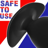 MEBAULT Anal Plug Butt Plug with Safe Curved Base Prostate Massager Dilator Sex Toy for Women Men Masturbation (M)