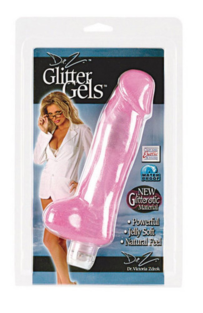 Calexotics Shane'S World Glitter Gel Dong With Balls