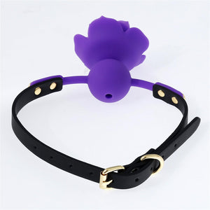Sex Toy Mouth Breathable Roses Ball Gag Bondage Gags & Muzzles Penis Gag BDSM Sex Toys for Woman, Fetish Adult Games Sex Slave F