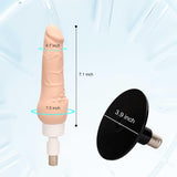 Amausen Heating & Vibrating Dildo Sex Machine with Suction Cup, Automatic Thrusting Device for G Spot & Anal Toys, Adult Sex Toy