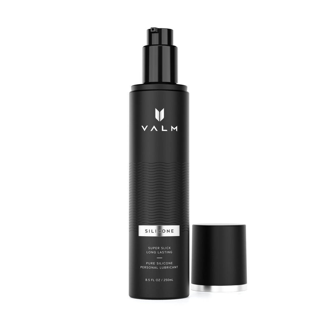 Valm Silicone Lube, Long Lasting, Silicone-Based Personal Lubricant for Men, Women, & Couples, 4 Fl Oz