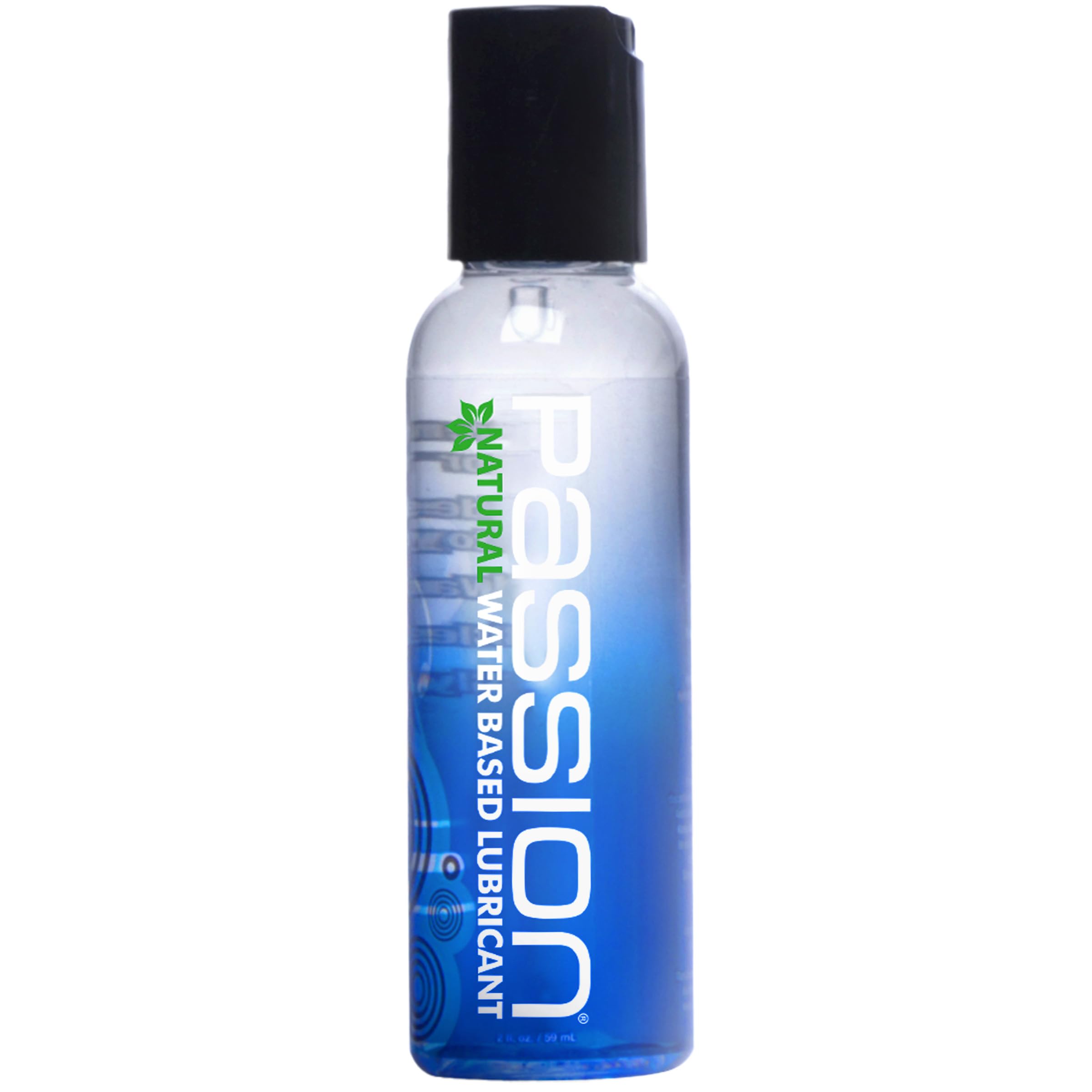 Passion Travel Size Water-Based Personal Lubricant, 2 Fl Oz - Premium, Non-Sticky, Easy-to-Clean Formula for Smooth, Comfortable