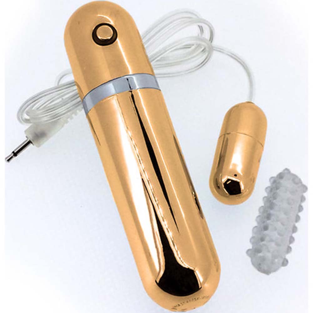 Golden Triangle Ahh Vibe Bullet Of Love Remote Control Bullet, Silver