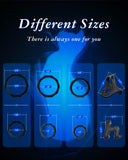 Sex Toys Penis Ring Silicone Cock Rings for Men Erection Sex, 8 Sizes Cockring Erectile Dysfunction Rings Cock Sexual Stimulatio