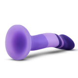 Blush Novelties, Avant D2 Purple Rain, Ultrasilk Smooth Soft Purio Liquid Silicone Dildo 7.5'' Long 1.5'' Wide, G Spot, Pspot Pl