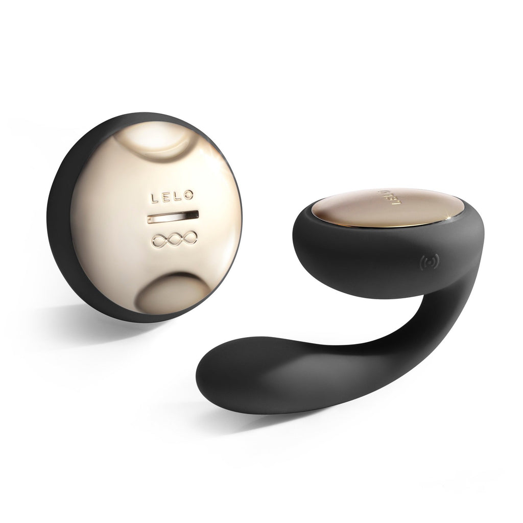 Lelo Ida The World'S First Rotating And Vibrating Remote-Controlled Couples' Vibrator, Black