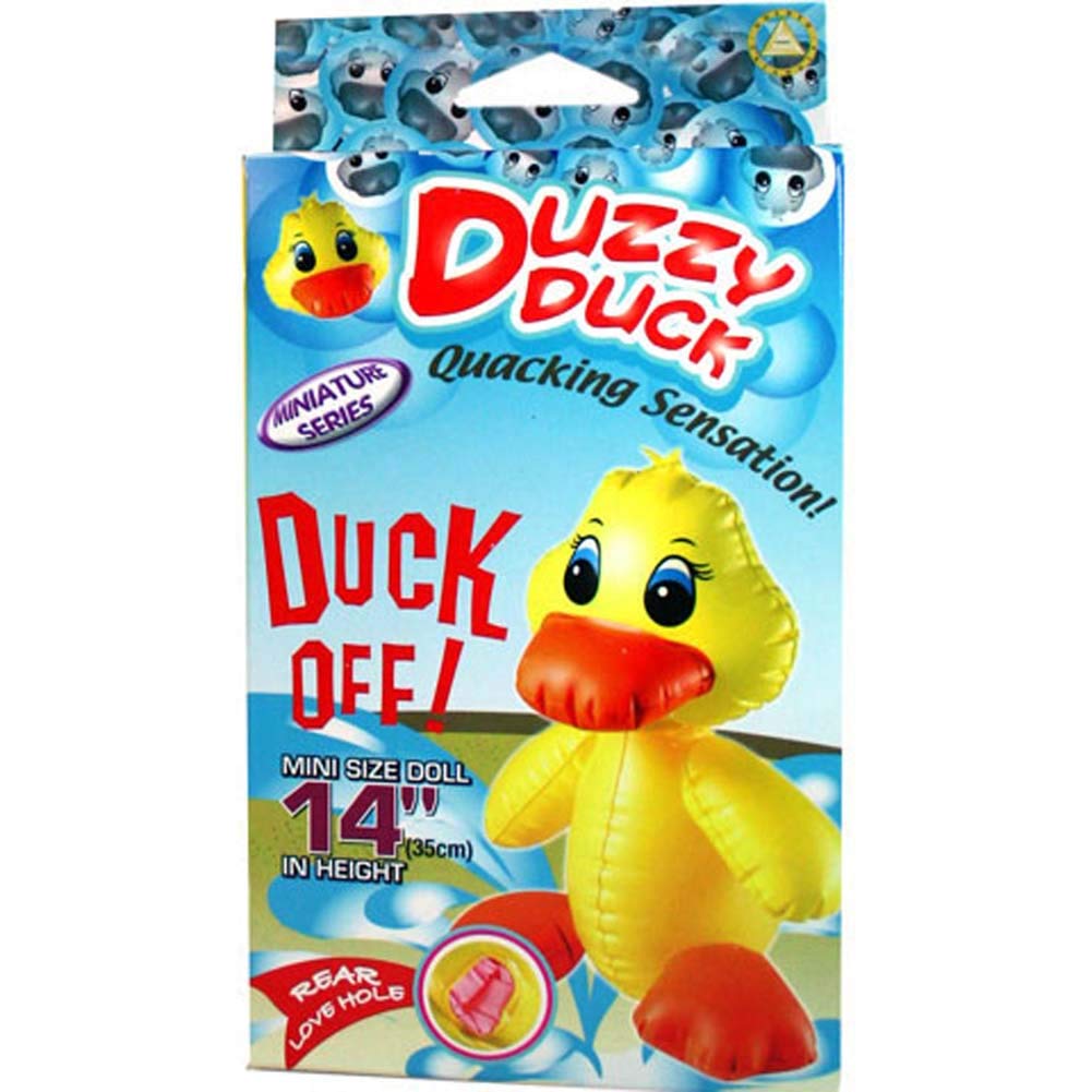 Golden Triangle Duzzy Duck Mini Inflatable 14 Inch
