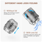 Manual Sucking Male Adult Sex Toys, Penis Stroker,Open Ended Male Masturbator Pocket Pussy Sleeve for Men,Masturbation Cup for M