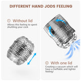 Manual Sucking Male Adult Sex Toys, Penis Stroker,Open Ended Male Masturbator Pocket Pussy Sleeve for Men,Masturbation Cup for M