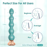Vibrating Anal Beads Butt Plug Vibrator Anal Toy for Men and Women, 10 Vibration Modes Prostate Massager Male Vibrator Remote Co