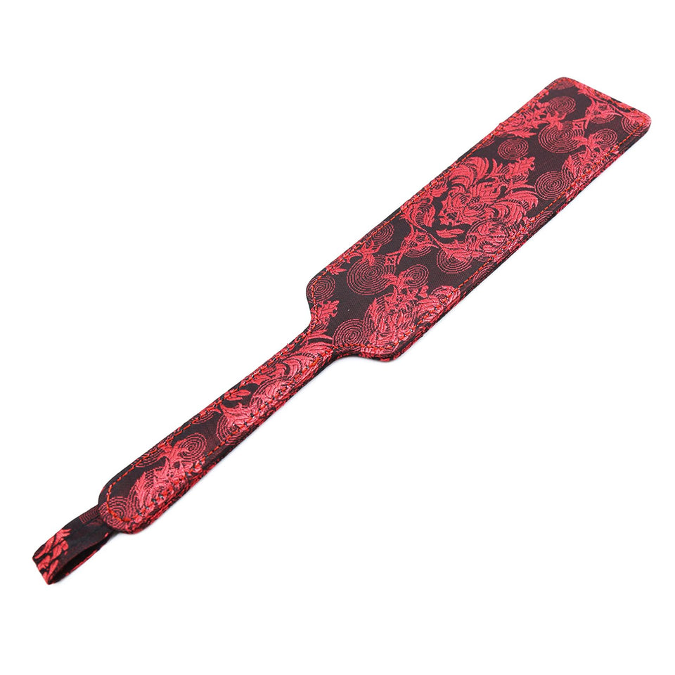 alisikee Red Spanking Paddle for Adult Sex Toys, Jacquard Bondage Sexual Paddles BDSM Set