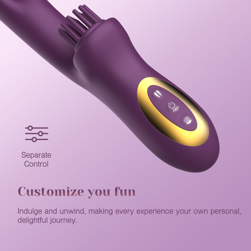 Tracy'S Dog Come-Hither Clitoral Tickling Rabbit Vibrator - Women Sex Toys For G Spot Clit Nipple Stimulation - Adult Toys For F