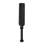alisikee Faux Crocodile Leather Spanking Paddle for Adult Sex Toys, 16.3in Faux Leather Bondage Sexual Paddles BDSM Set, Black