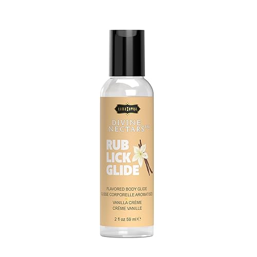 Divine Nectars Flavored Body Glide - Vanilla Creme - 2 Fl. Oz. 59Ml