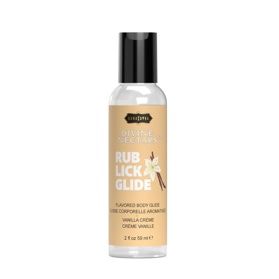 Divine Nectars Flavored Body Glide - Vanilla Creme - 2 Fl. Oz. 59Ml