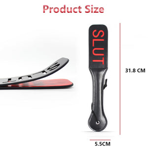 Faux Leather Slut Spanking Paddle for Sex Play,12.5inch Sex Paddle Leather Slut Spanking Paddle for Sex Play,Sex Paddle Role Pla