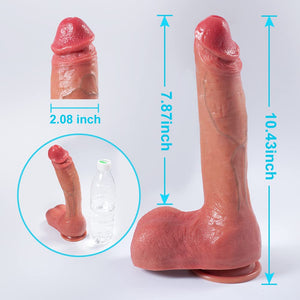10.43in Flesh Realistic Dildo Sex Toys for Couples Male & Female & Gays,Huge Dildo with Strong Suction Cup, Big Size Anal Dildo