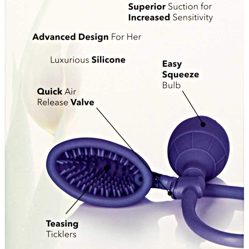 California Exotic Novelties Silicone Clitoral Pump, Purple