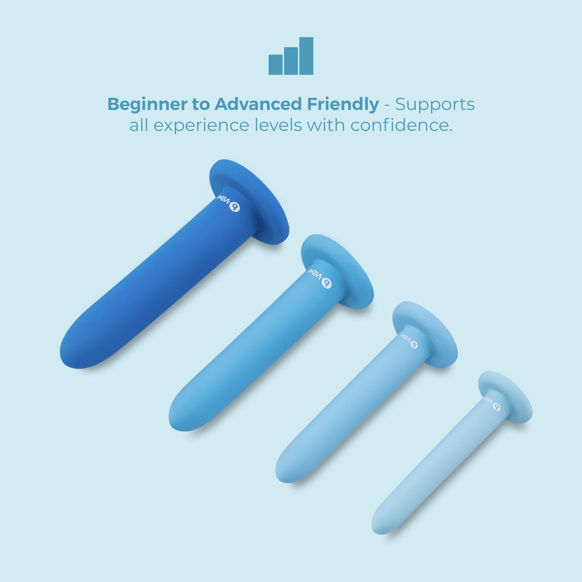 b-Vibe Silicone Anal Train Dilator Set