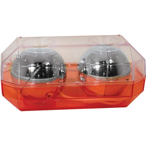 Silver Kegel Balls In Case Lg.