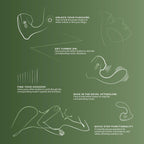 Swan Reign Dual Stimulator Green