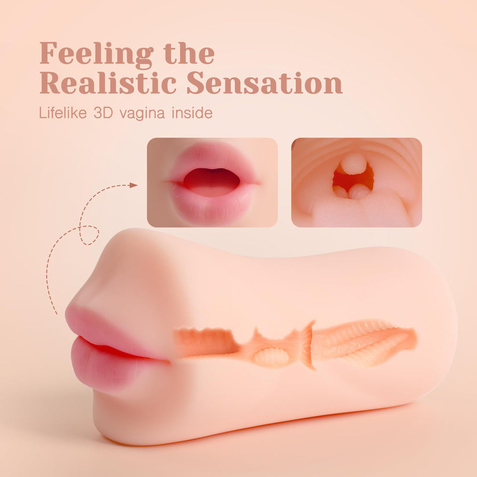 Tracy 's Dog Male Masturbators, Deep Throat Blow Job Signature Stroker, Sex Toys for Men, Realistic RUSHSKIN Close-Ended Pocket