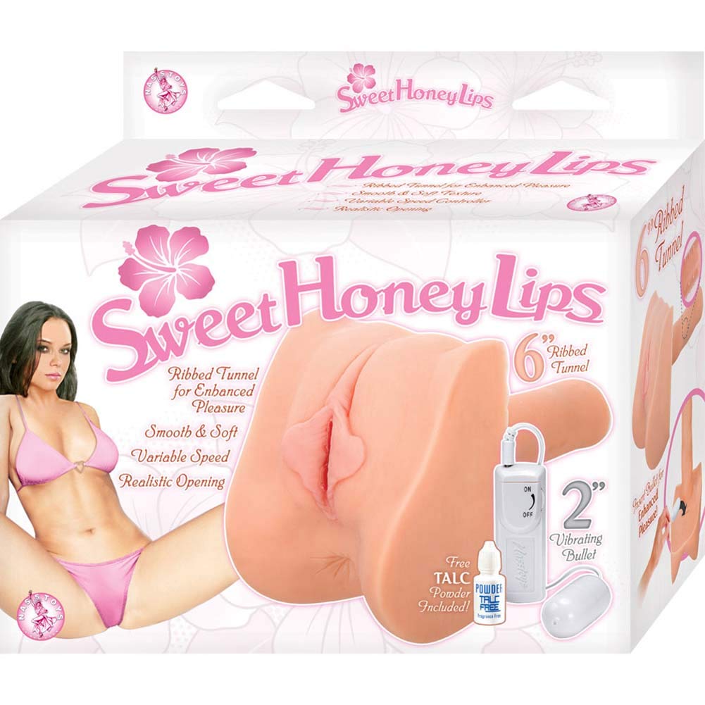 Nasswalk Novelties Sweet Honey Lips Masturbator, Flesh