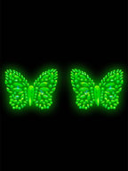 Chrysallis Adhesive Glow In The Dark Nipple Jewels Sticker.