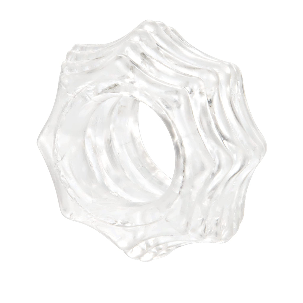 Calexotics Reversible Ring Set, Clear