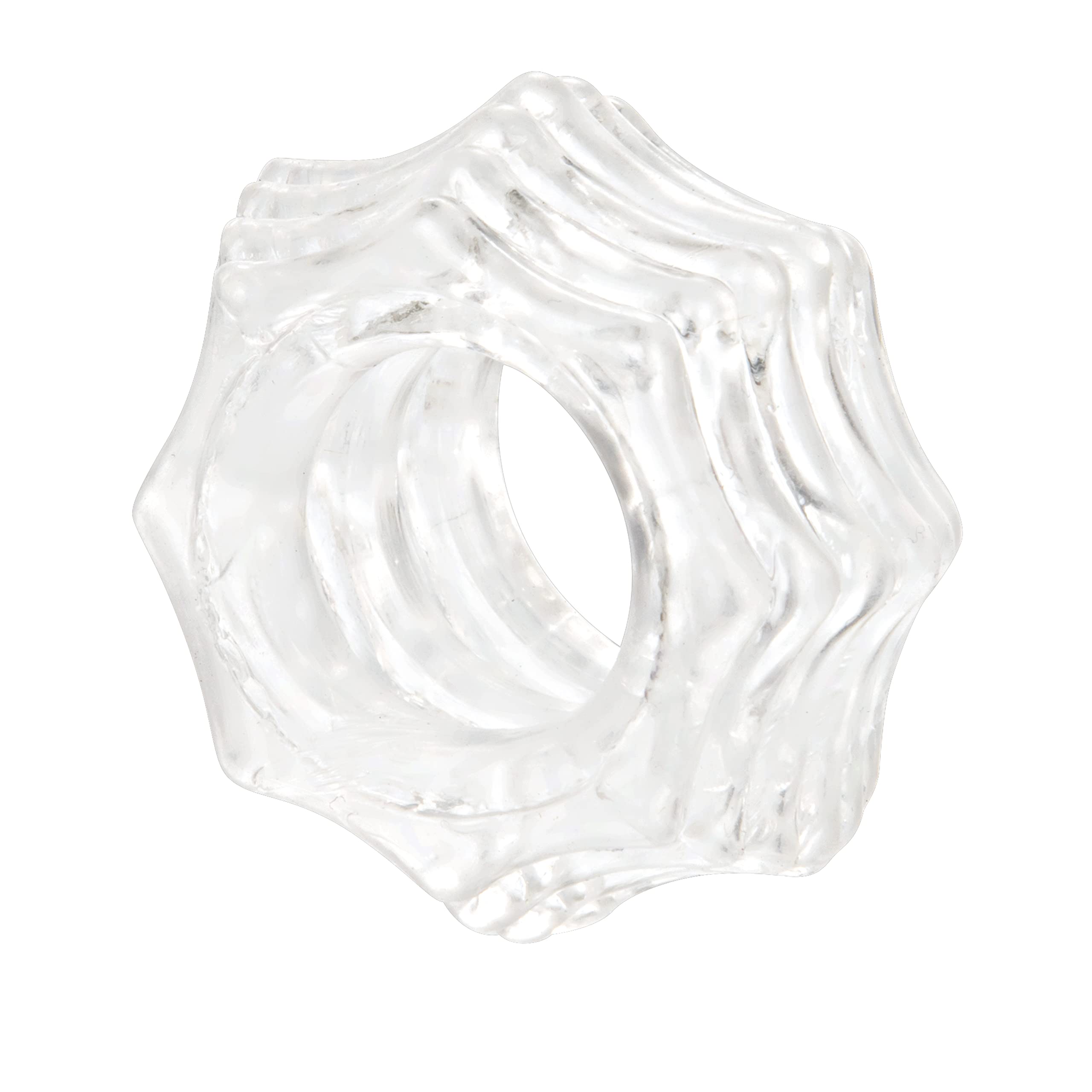 Calexotics Reversible Ring Set, Clear