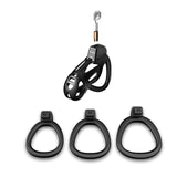 Lightweight Chastity Cage for Male Penis Cage Smooth KG Cock Cage Chastity Devices Key Sex Toy for Men Black Chastity for Men wi