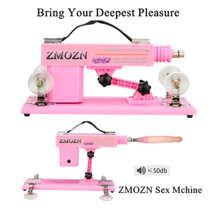 ZMOZN Automatic Sex Machine Adult Sex Toys Thrusting Dildo Machine with 3 XLR Connector Fucking Machine 6 Attachments for Women