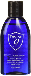 Divine 9 Personal Lubricant made with carraShield