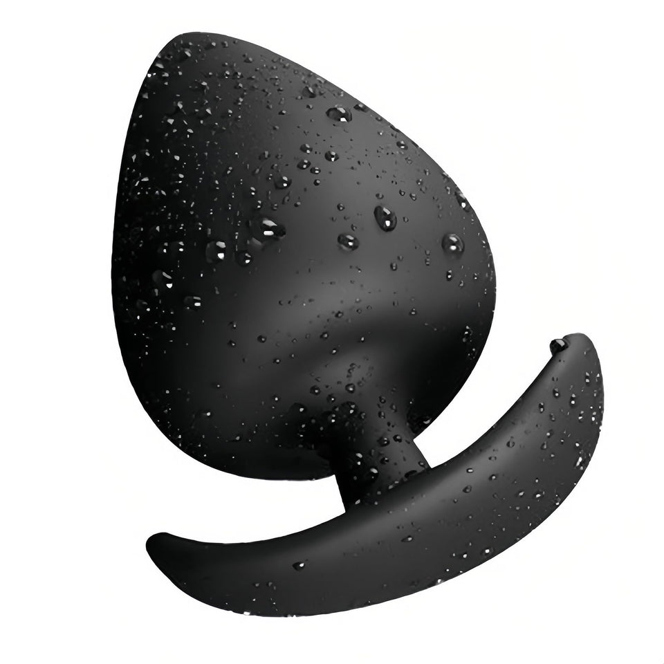 Strawberry Shaped Silicone Anal Plug with Roller Ball Inside for Multi-Dimensional Stimulation. Body-Curved disign: Wearable Sex