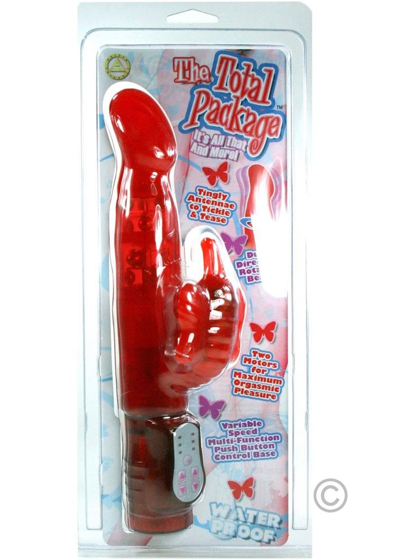 Golden Triangle Total Package Red Waterproof Vibrator