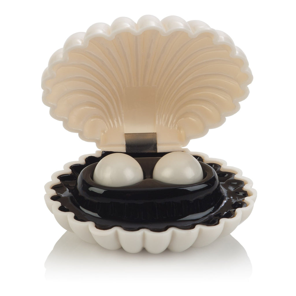 Calexotics Pleasure Pearls - Ben Wa Balls - Vaginal Kegel Weights - Pelvic Floor Exercise Set For Women - Adult Sex Toys For Couples - White