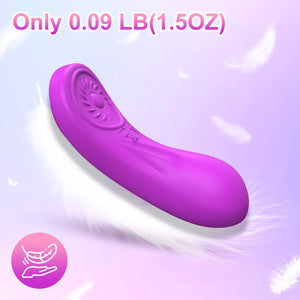 Wearable Panty Vibrator, 1.5 OZ Ultra-Light Butterfly Clitoral Vibrator with Magnetic Closure, Remote Control Vibrating Panties,