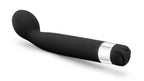 Blush Novelties Rose Scarlet G - Sile Multi Speed Vibrator Wand - Curved Bulbous Tip for Intense G Spot Stimulation - Satin Smoo