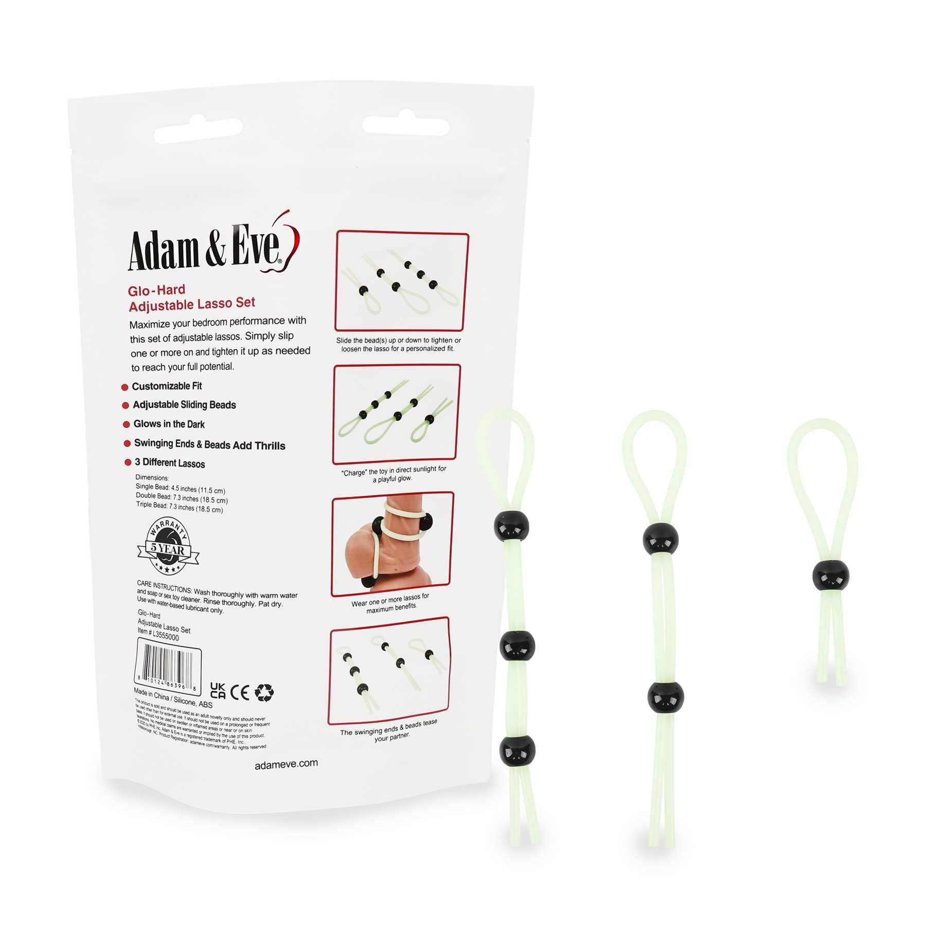 A&E Glo-Hard Adjustable Lasso