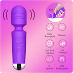 SANJIANKE Small Vibrator Wand - Sex Toys, Clit Stimulator Vibrators for Woman, Gifts for Women,20 Patterns & 8 Speeds of Pleasur