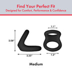 Forto F-22:D Ring Liqu Sili 53/55mm Bk