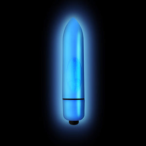 (D) Neon Nights Glow-In-The-Da Blue Laser 7 Speed Bullet