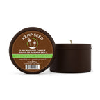 Hemp Seed 3-In-1 Massage Candle - Naked In The Woods - 6 Oz.