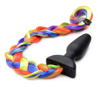 Tailz Vibrating Tail-Rainbow