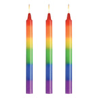 Master Series Pride Candles Rainbow 3pc