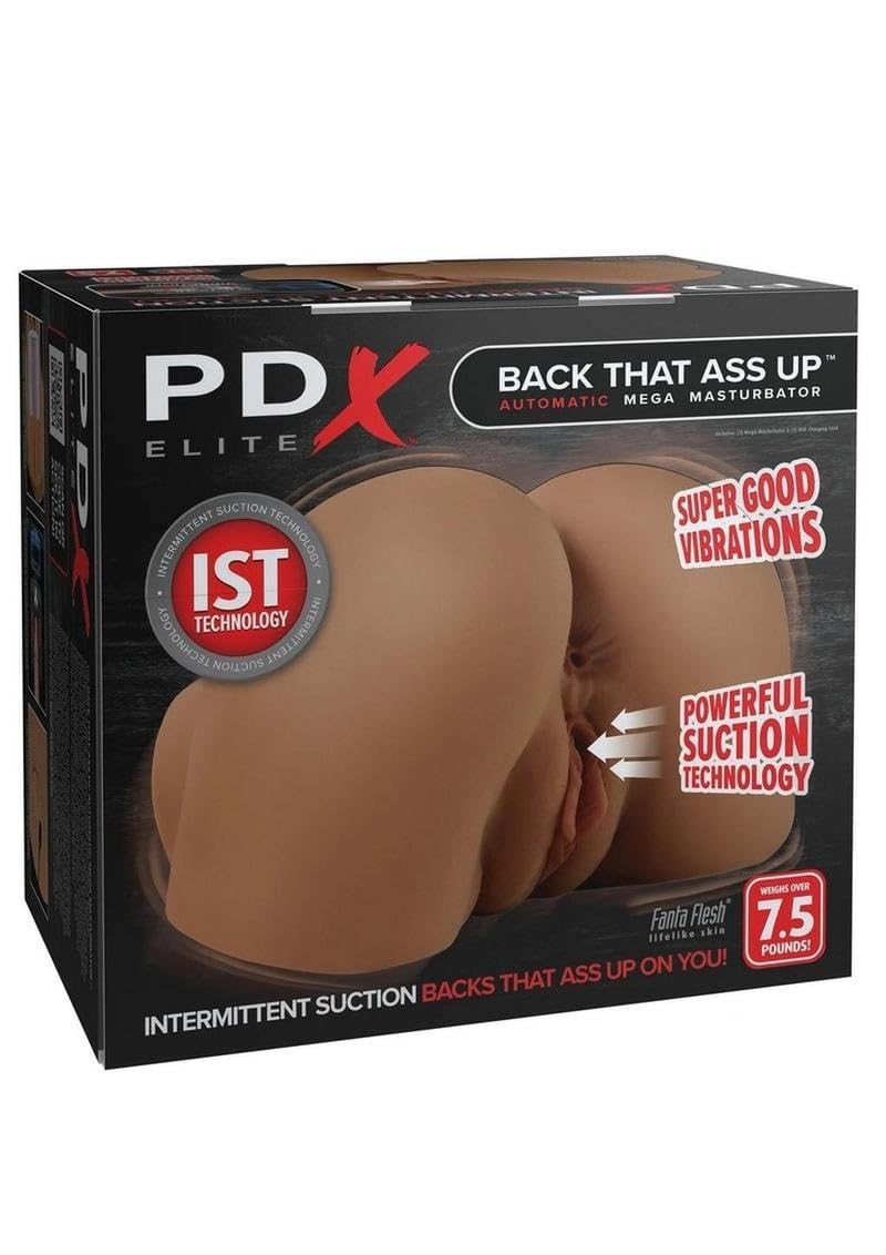 Pdx Elite Back That Ass Up Automatic Mega Masturbator Brown