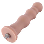 Hismith 7.1 '' Beaded Silicone Anal Dildo for Hismith Premium Sex Machine with KlicLok System, 6.3 '' Insertable Length, Girth 4