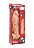 Size Matters Realistic Flesh Penis Enhancer Dildo And Ball Stretcher